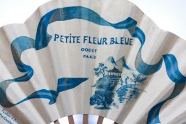 Perfume fan Petite fleur bleue Godet & Café de Paris. 1919