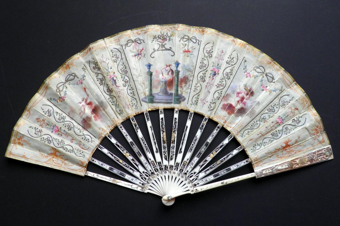 Wedding fan, circa 1770