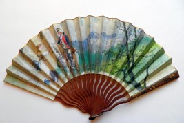 Le pic du Midi de Bigorre, late 19th century fan