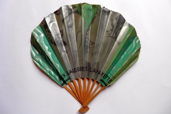 Galeries Lafayette, advertising fan circa 1930