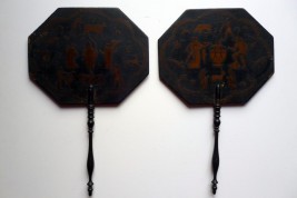 Antique Greek and Egypt, fixed fans 19th century